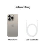 APPLE iPhone 15 Pro 5G 128 GB Titan Natur Dual SIM