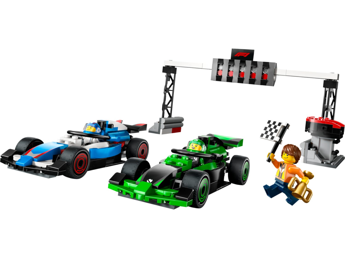 F1® Startaufstellung mit VCARB & Sauber Rennautos 60474 | City | Offizieller LEGO® Shop DE
