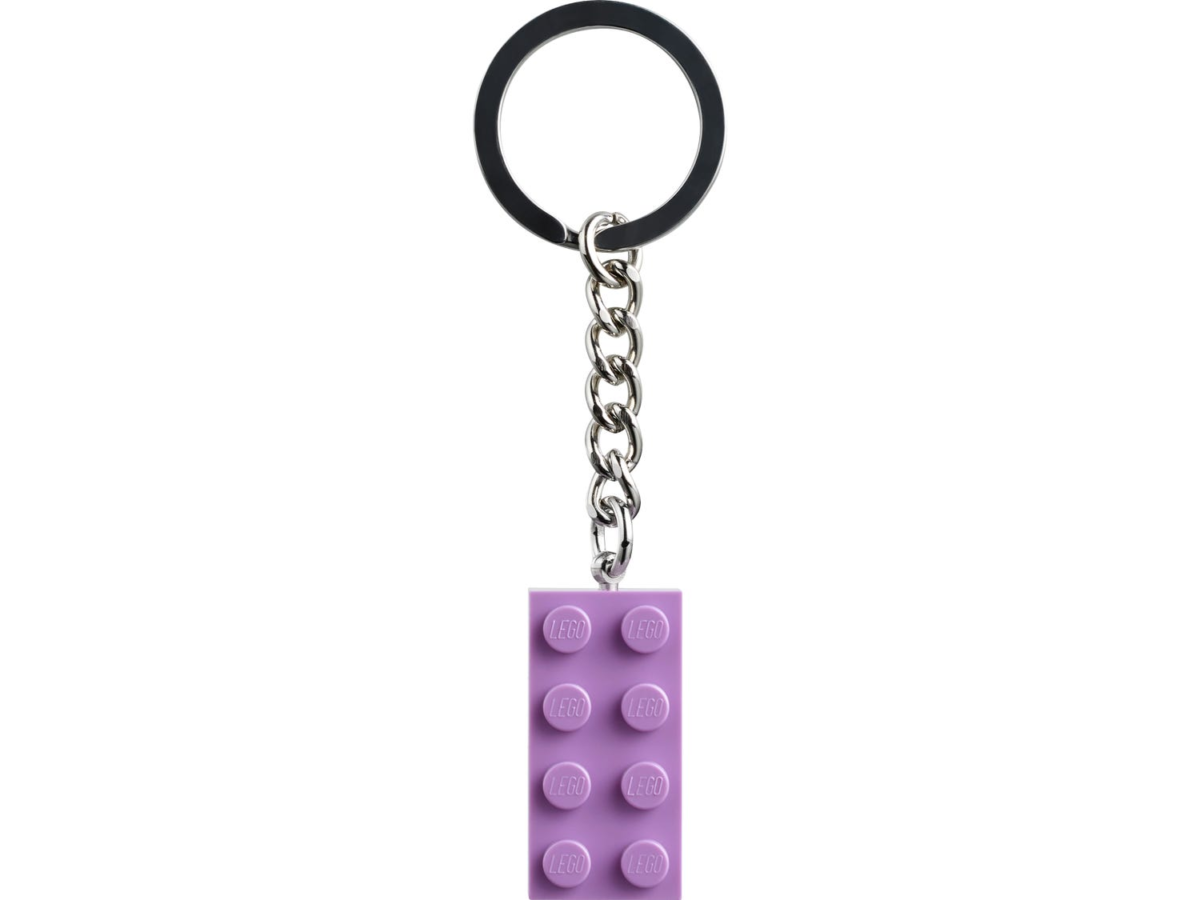 Lavendelfarbener 2x4 Stein Schlüsselanhänger 854304 | Sonstiges | Offizieller LEGO® Shop DE